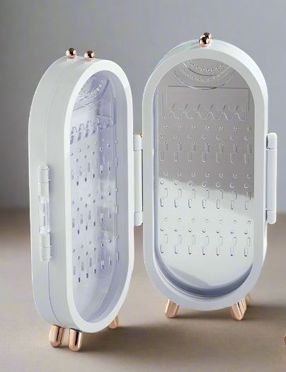 Foldable Earrings Necklace Holder Stand Jewellery Storage Organiser for Travel