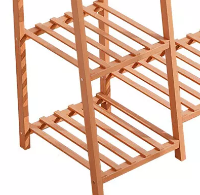 Heavy Duty Wooden Clothes Rail - Natural