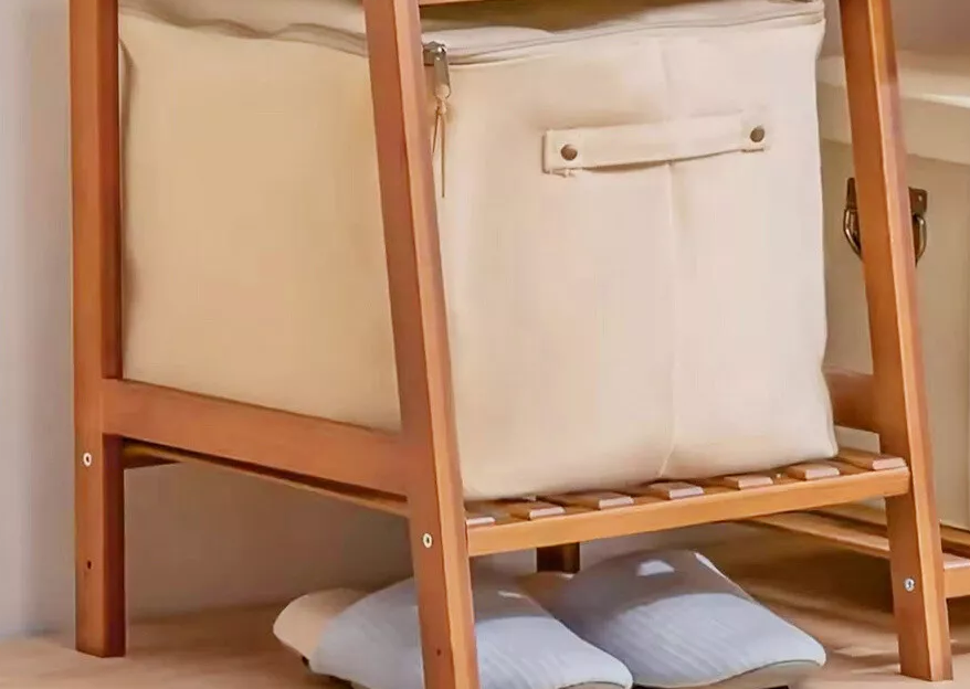 Heavy Duty Wooden Clothes Rail - Natural