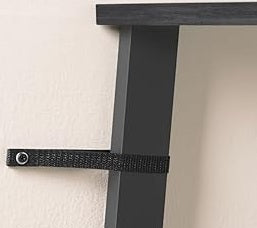 5-Tier Corner Shelf Unit, Industrial Ladder Shelf for Living Room, Bedroom 159 cm - Black