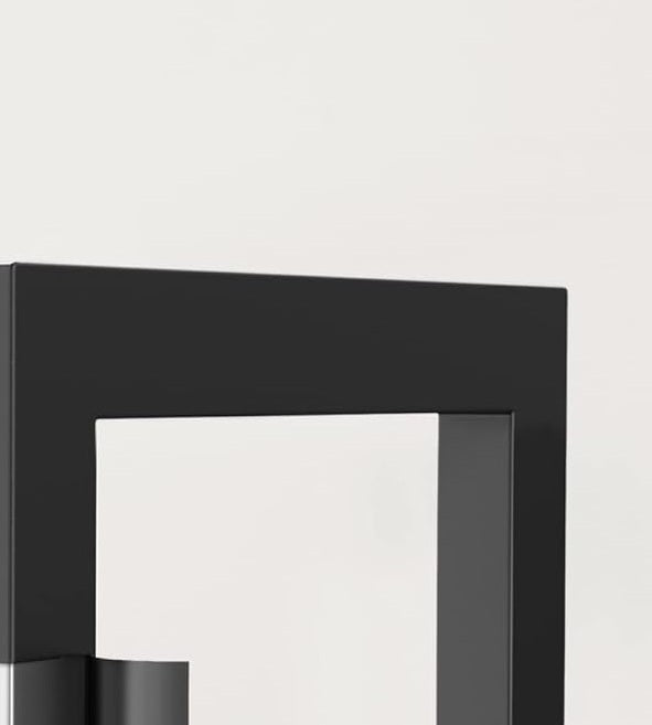 Industrial Bookshelf with 14 Shelves – Turquoise Brown & Black Metal Frame – 158cm Wide Bookcase