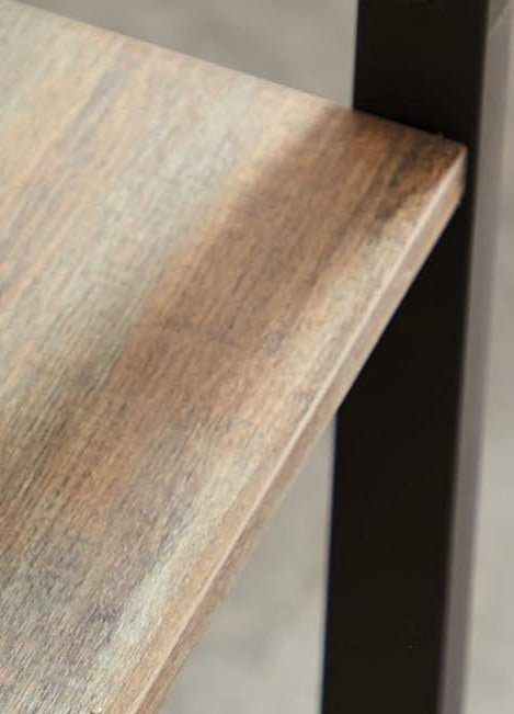 Industrial Bookshelf with 14 Shelves – Turquoise Brown & Black Metal Frame – 158cm Wide Bookcase