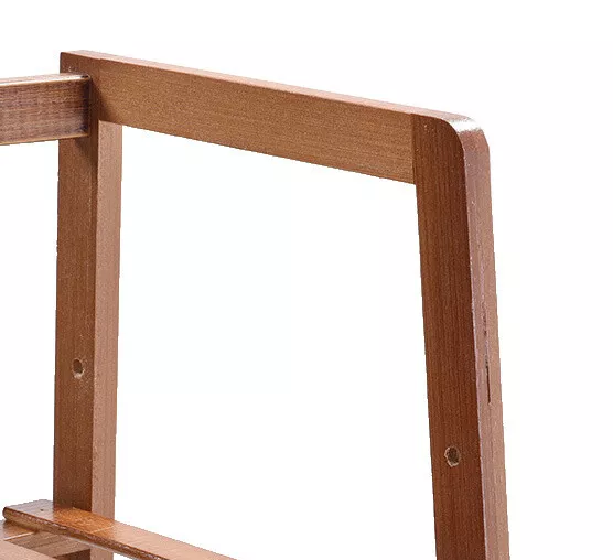 Large Wooden Clothes Rail Rack – Heavy Duty Garment Stand Corner Open Wardrobe Shelf Organizer