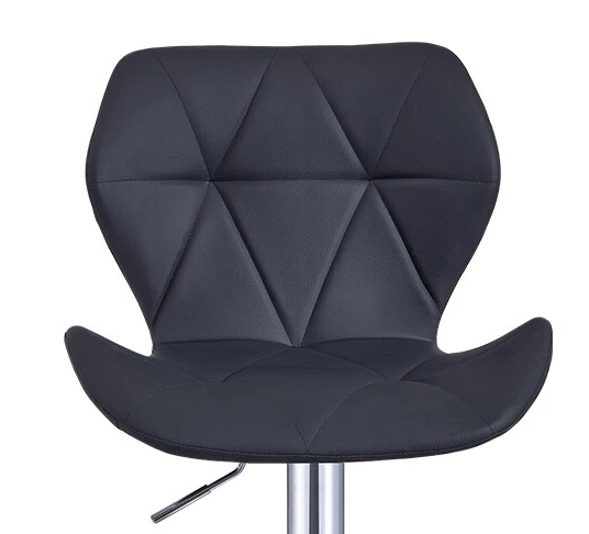 Set of 2 Adjustable Swivel Bar Stools with Backrest Gas Lift Kitchen Breakfast Chairs