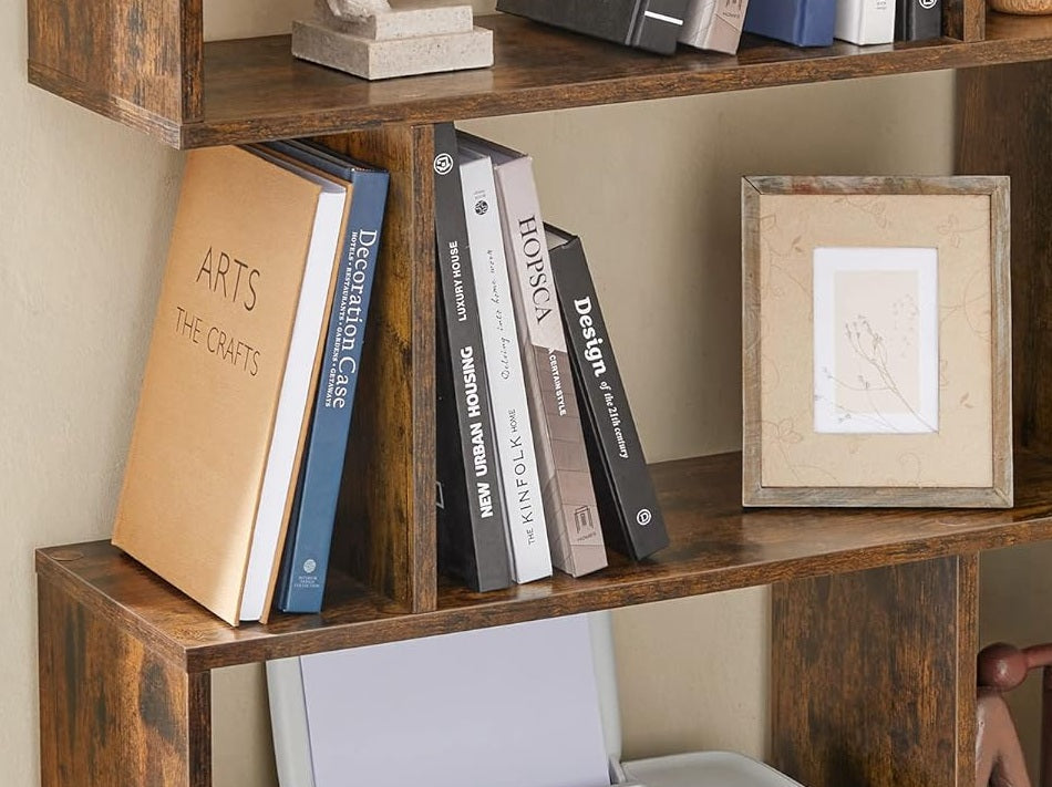 6-Tier Modern Style Bookcase Shelf - Storage Unit