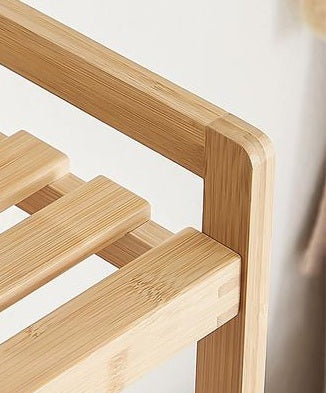 5-Tier Bamboo Storage Rack – Adjustable Shelves for Bathroom, Kitchen, Bedroom