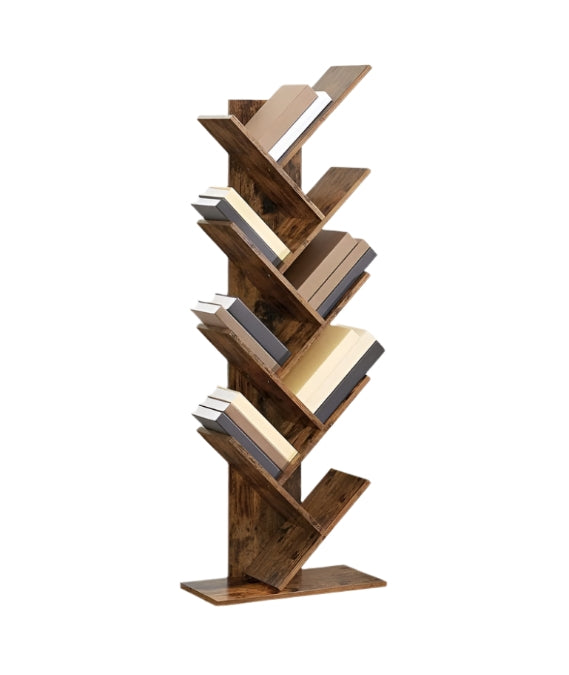 8-Tier Tree Bookshelf Free-standing