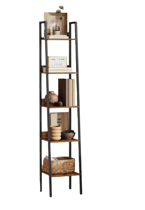 5 Tier Narrow Ladder Shelf