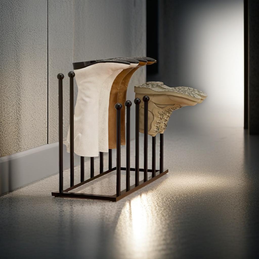 Freestanding Shoe Storage for 6 Pairs