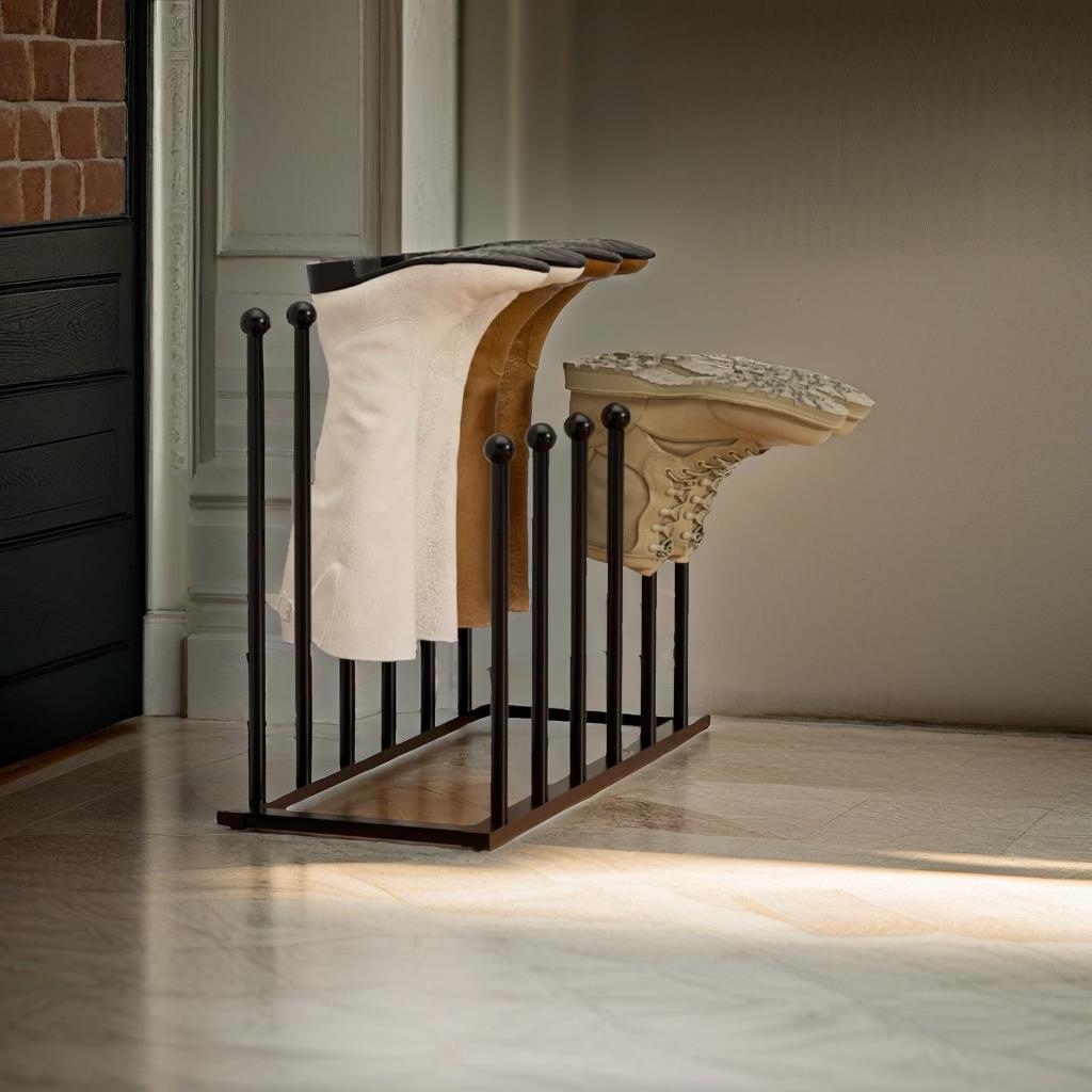 Freestanding Shoe Storage for 6 Pairs
