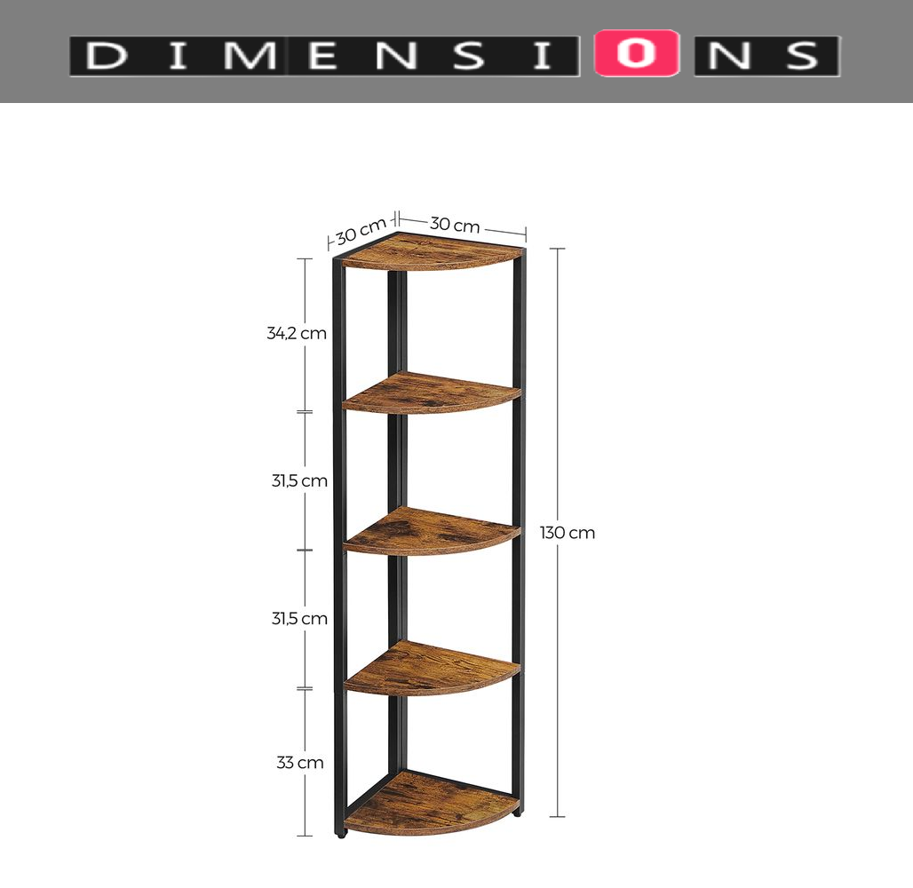 5-Tier Corner Shelf – Make the Most of Every Corner