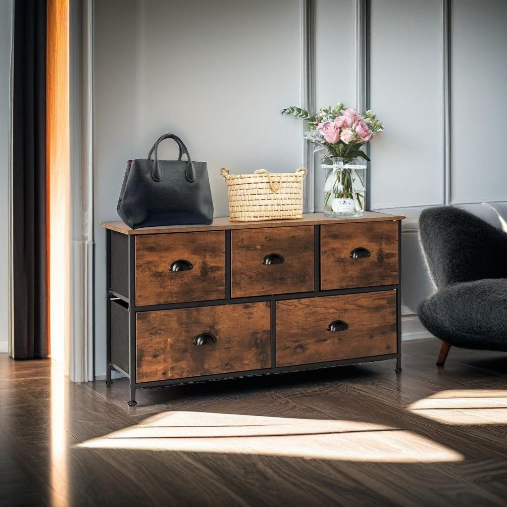 fabric chest of drawers