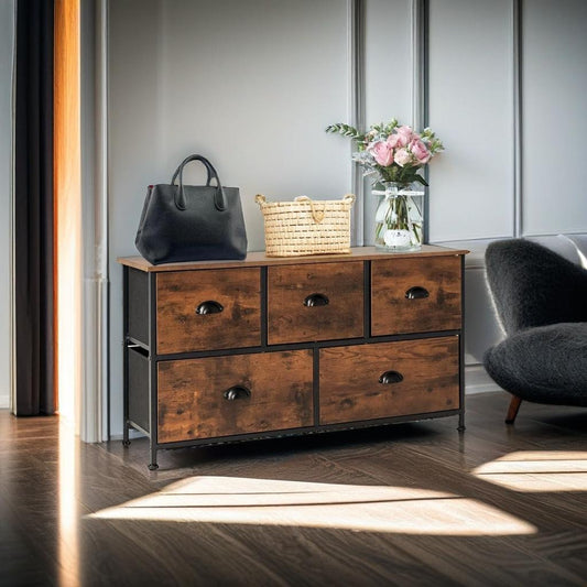 fabric chest of drawers