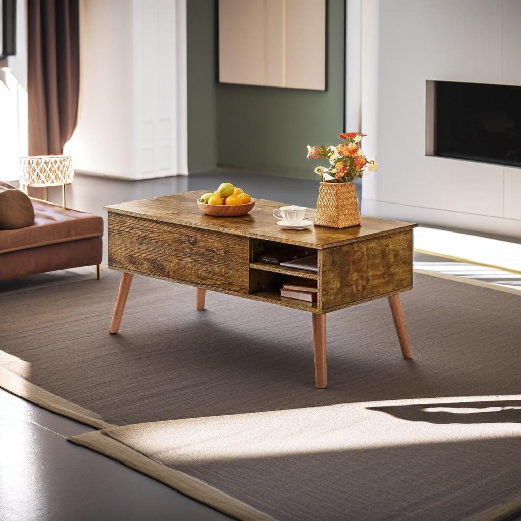 industrial coffee table lift up style