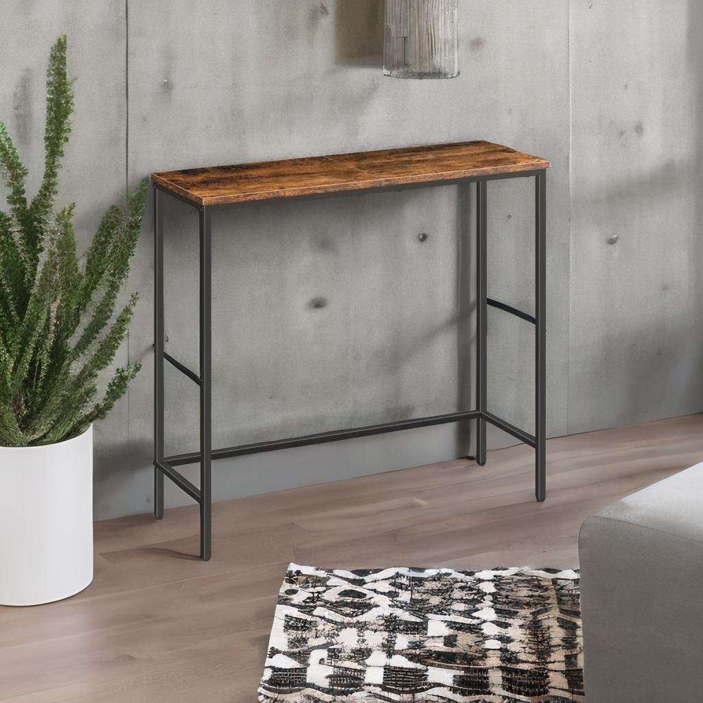 industrial style console table