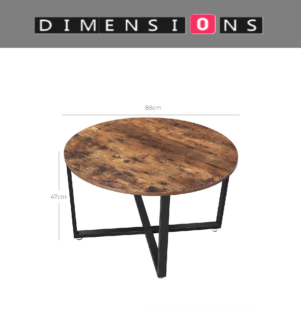 Large Round Coffee Table