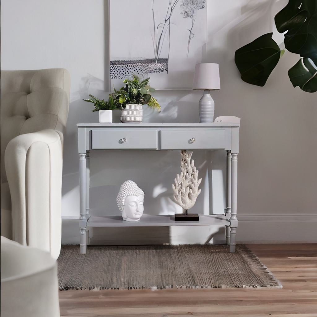 Hallway Console Table with 2 Drawers