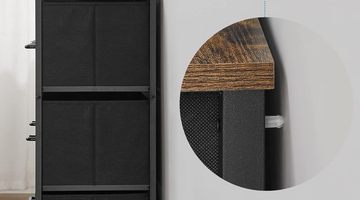 Chest of Drawers - Cabinet with 7 Fabric Drawers