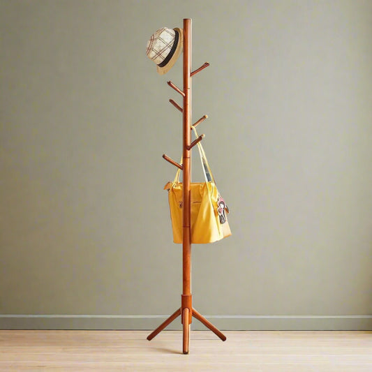 8 Hook Floor Standing Coat Stand