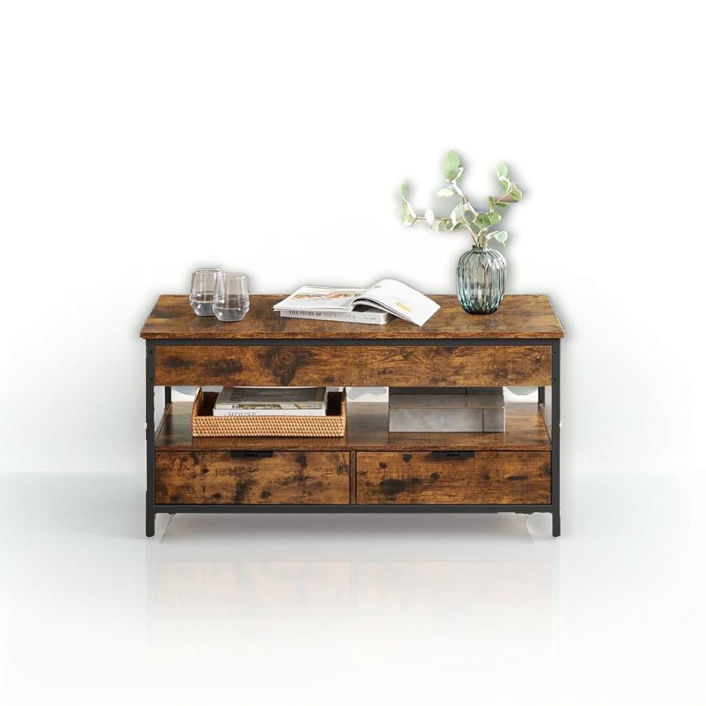 Coffee Table with Storage Drawers