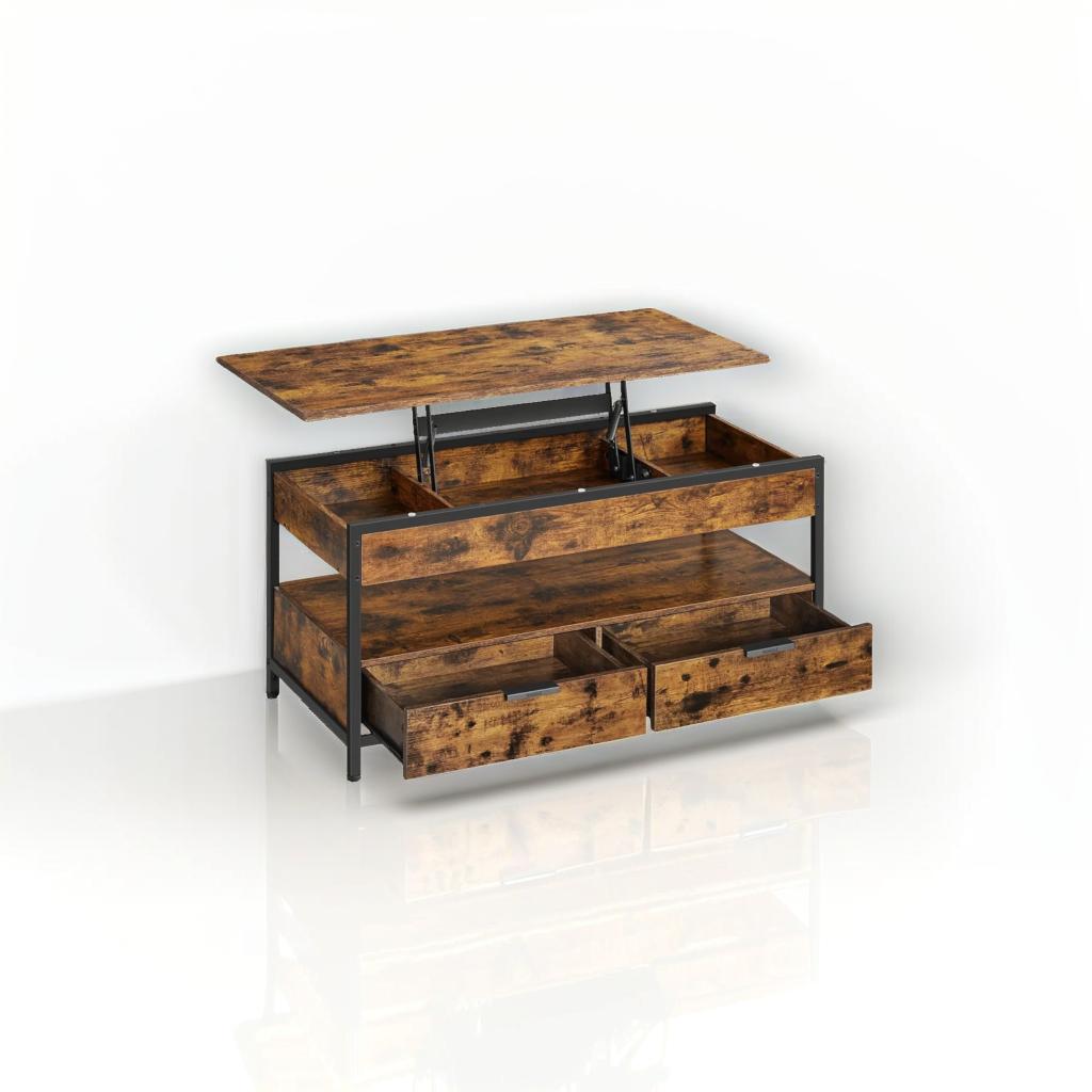 Coffee Table with Storage Drawers