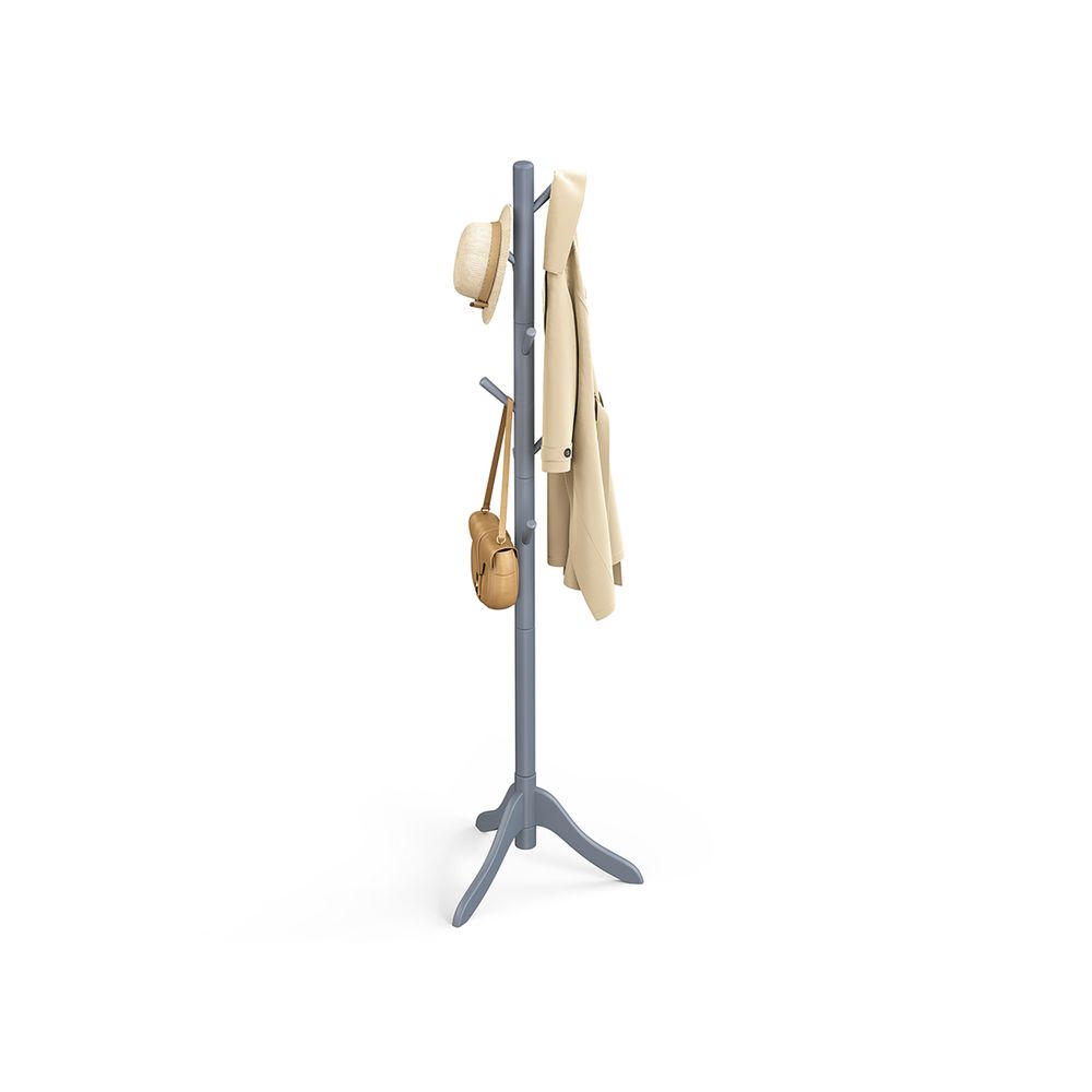 solid grey coat stand