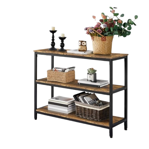 3 Tier Industrial Console Table