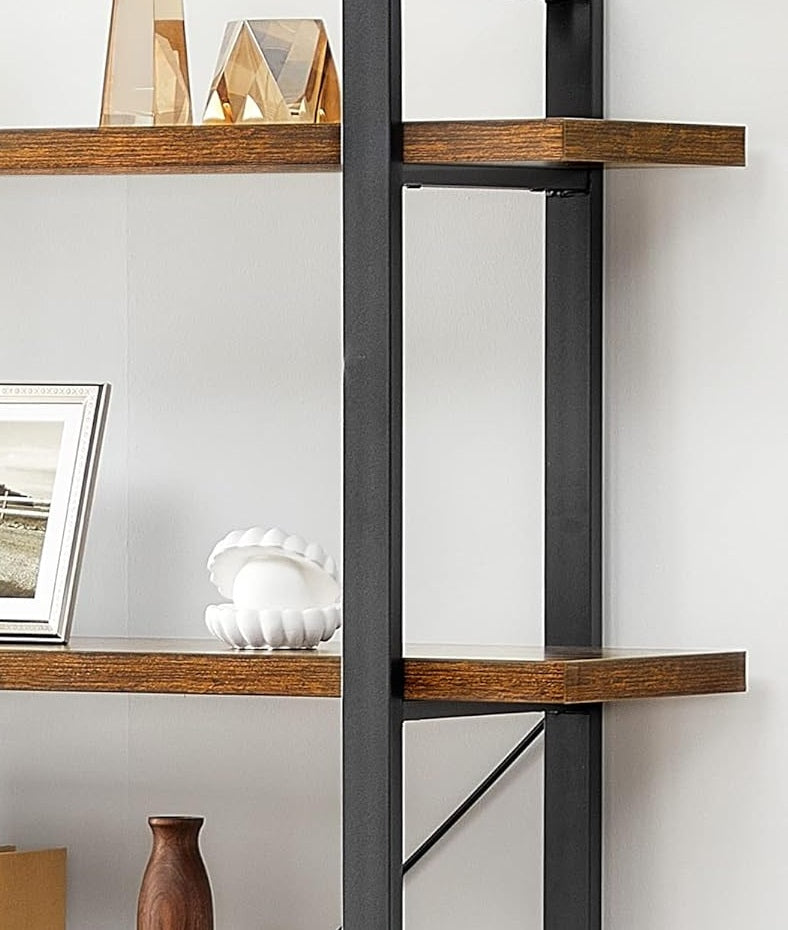 5 Tier Bookcase - Large Ladder Shelf