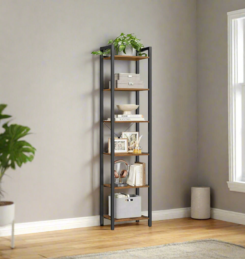 Industrial 6-Tier Shelving Unit