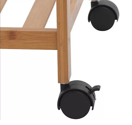 Wooden Clothes Rail Rack – Heavy Duty Garment Hanging Stand with Shelves Open Wardrobe