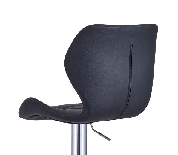 Set of 2 Adjustable Swivel Bar Stools with Backrest Gas Lift Kitchen Breakfast Chairs