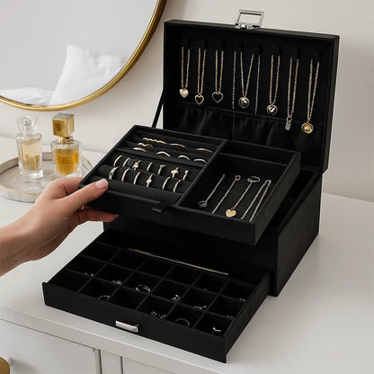 Black jewellery box