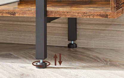 Industrial 5 Tier Bookcase Shelving