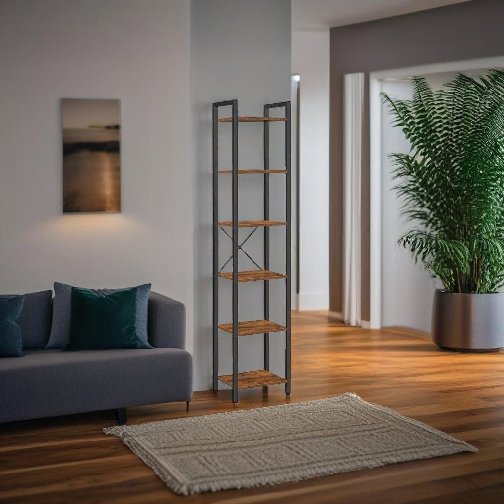 Industrial 6-Tier Shelving Unit