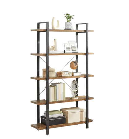 5 Tier Bookcase - Large Ladder Shelf
