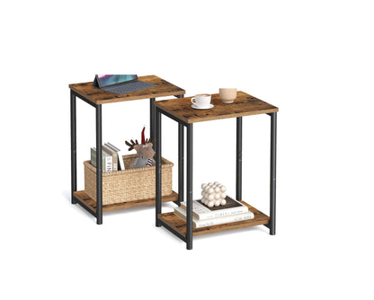 Set of 2 Side Tables for Bedroom and Livingroom