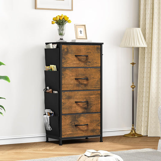 fabric drawer with 4 drawers