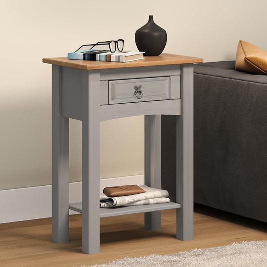 grey pine table