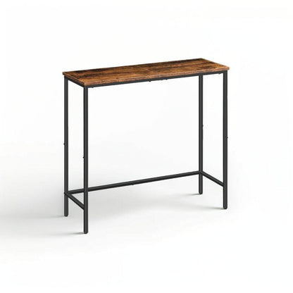 Slim Console Table Metal Frame Display Table for Hallway Small Spaces
